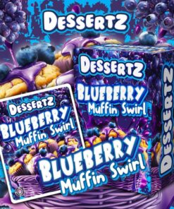 blueberry swirl muffins