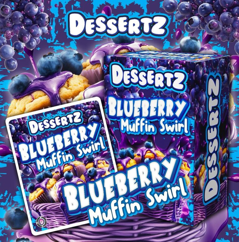 blueberry swirl muffins